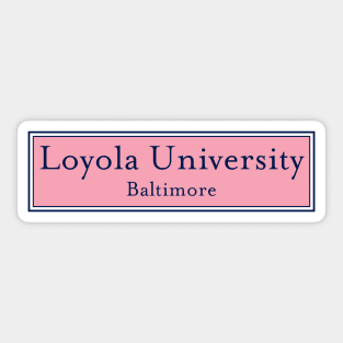 Loyola University Sticker